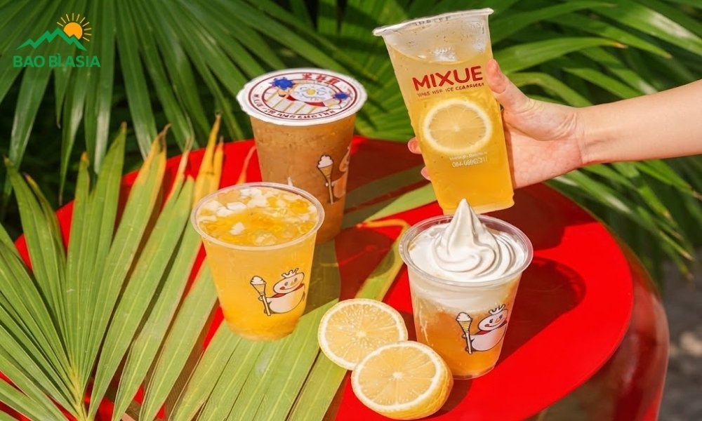 Menu trà hoa quả Mixue