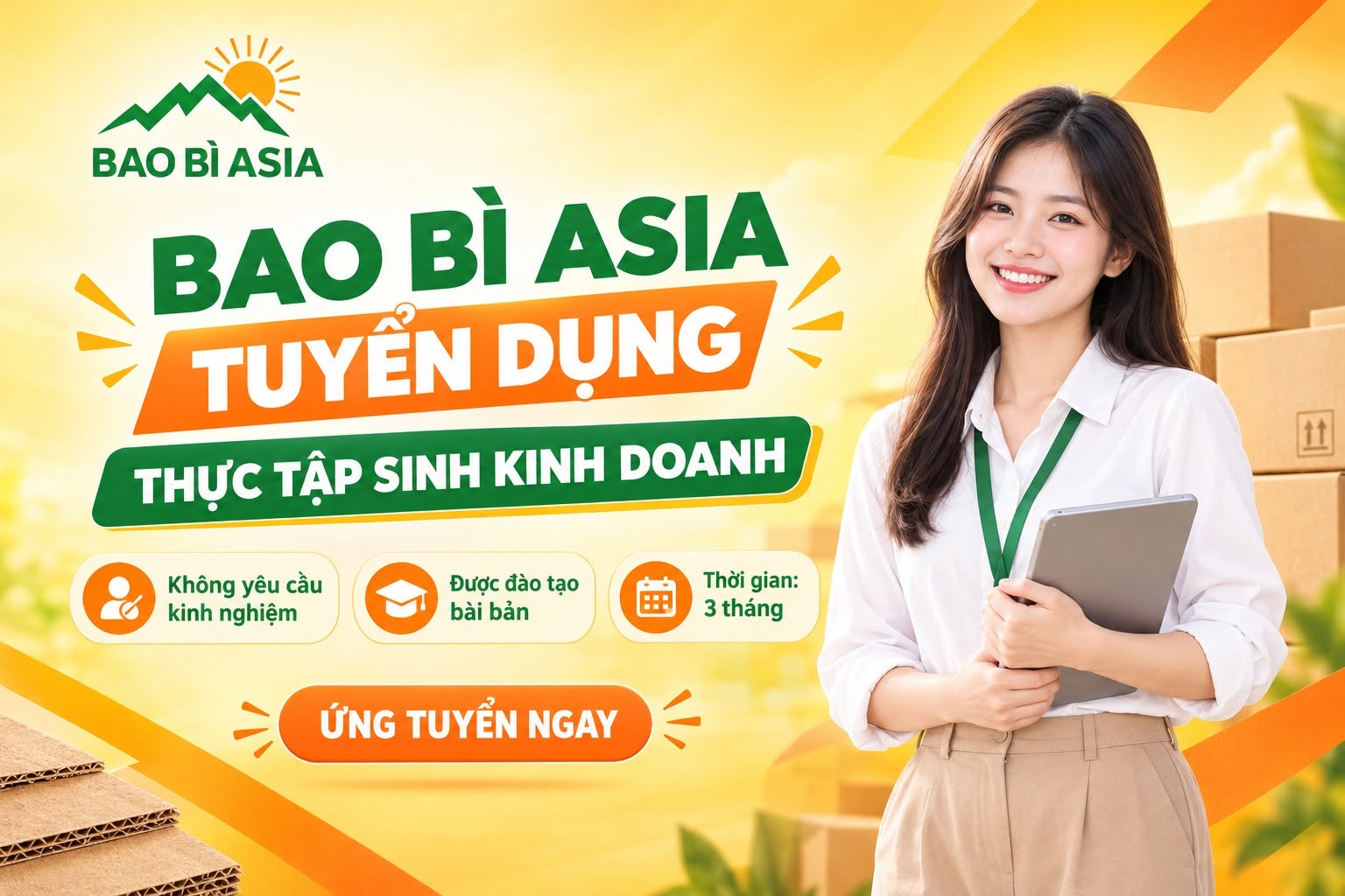 Tuyển dụng thực tập sinh kinh doanh