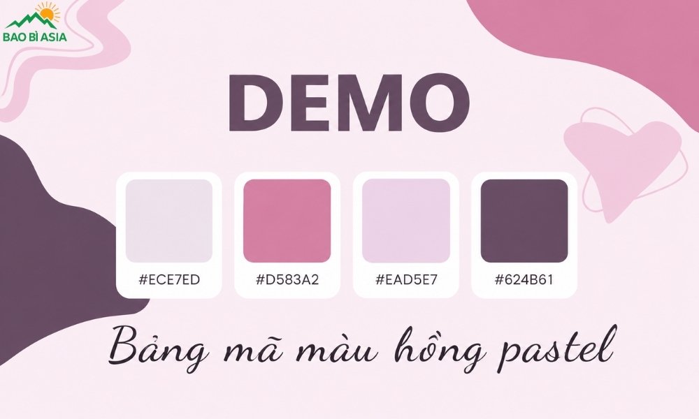 Bảng màu hồng Pastel 2