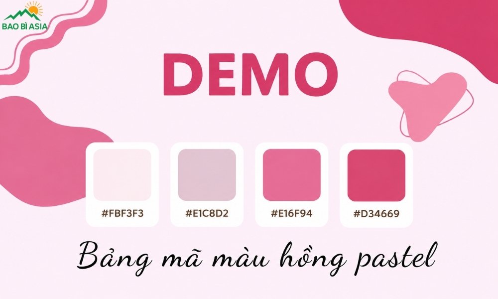 Bảng màu hồng Pastel 4