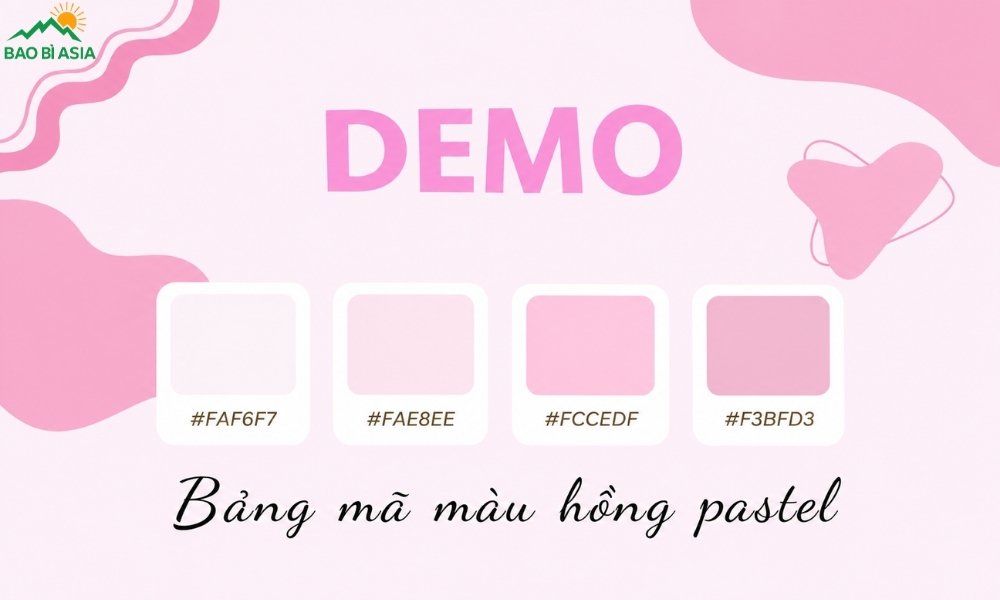 Bảng màu hồng Pastel 5