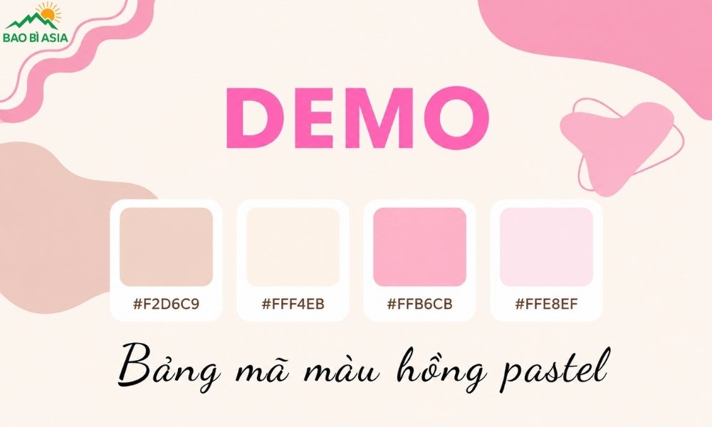 Bảng màu hồng Pastel 6