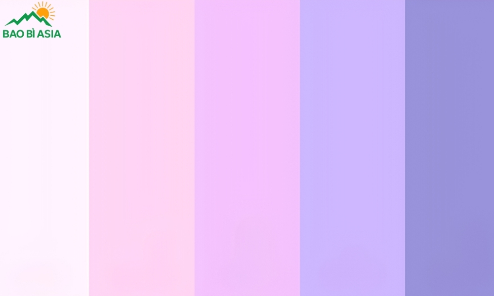 Hồng Pastel phối với tím Pastel