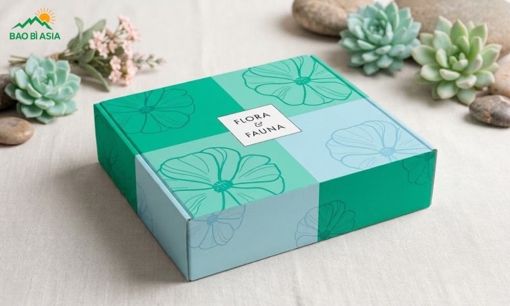 Xanh dương pastel phối với màu Xanh mint