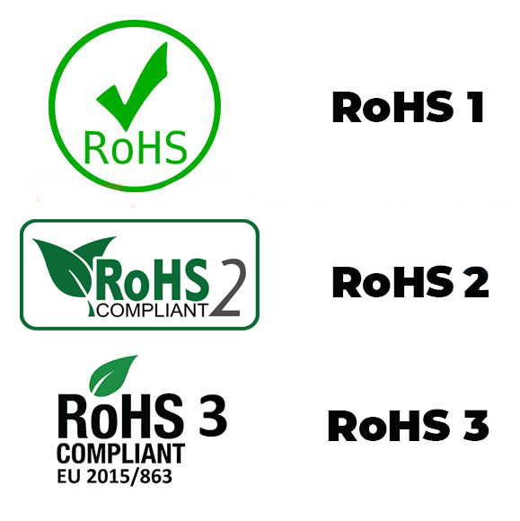 Các phiên bản tiêu chuẩn RoHS