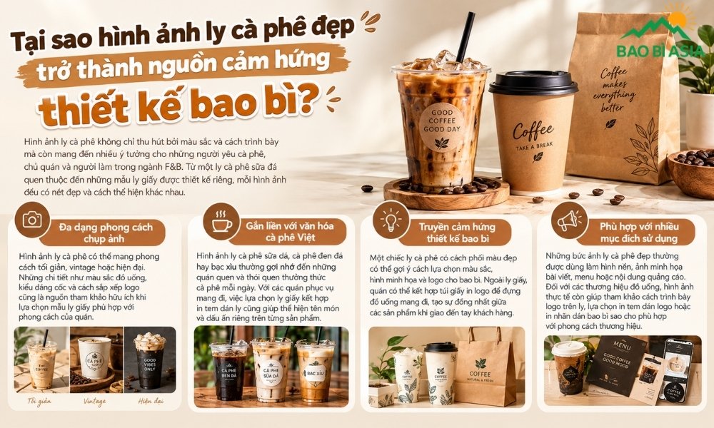Tại sao hình ảnh ly cà phê đẹp trở thành nguồn cảm hứng thiết kế bao bì?