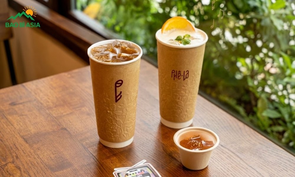 Đồng bộ ly với các loại bao bì khác
