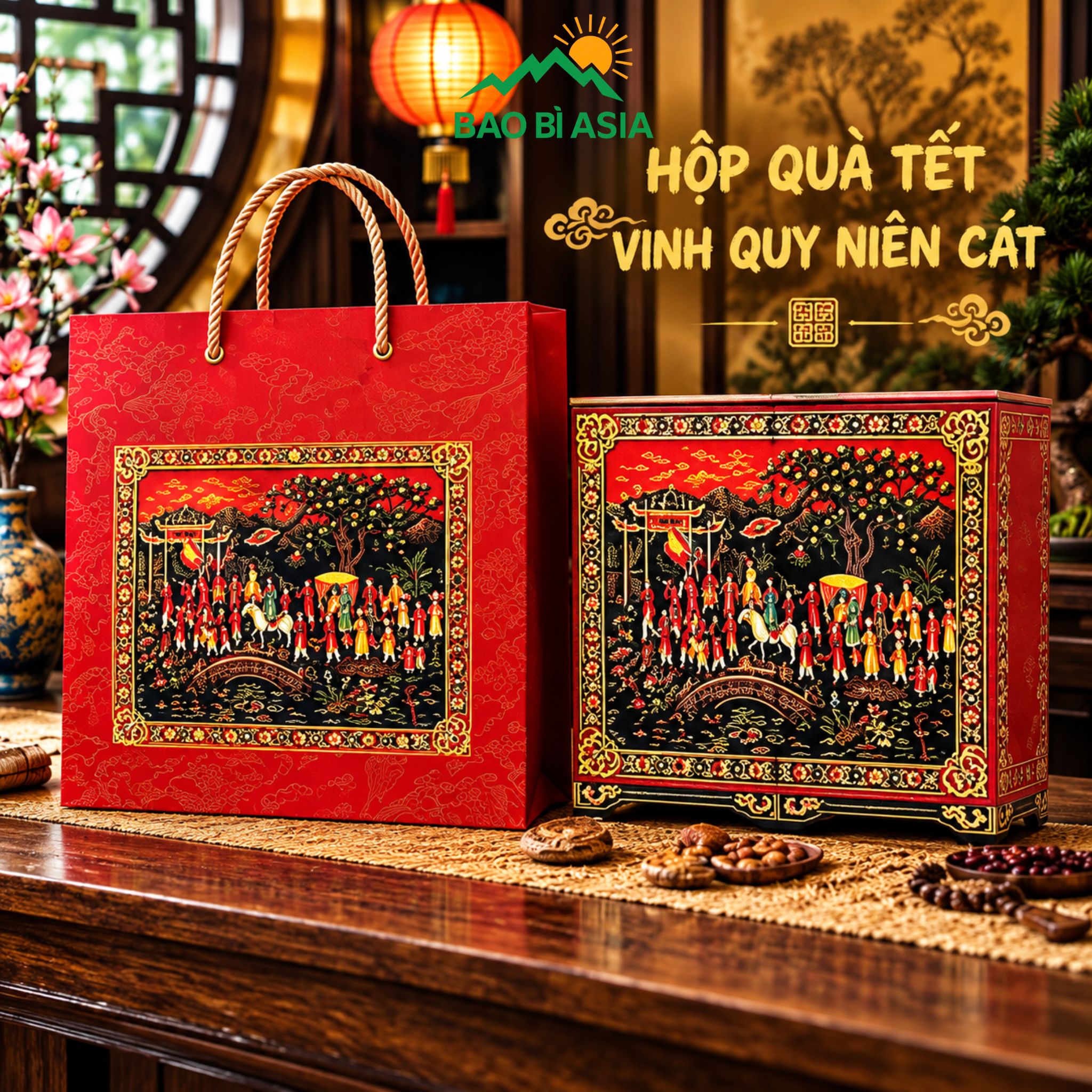 Hộp quà Tết Vinh Quy Niên Cát