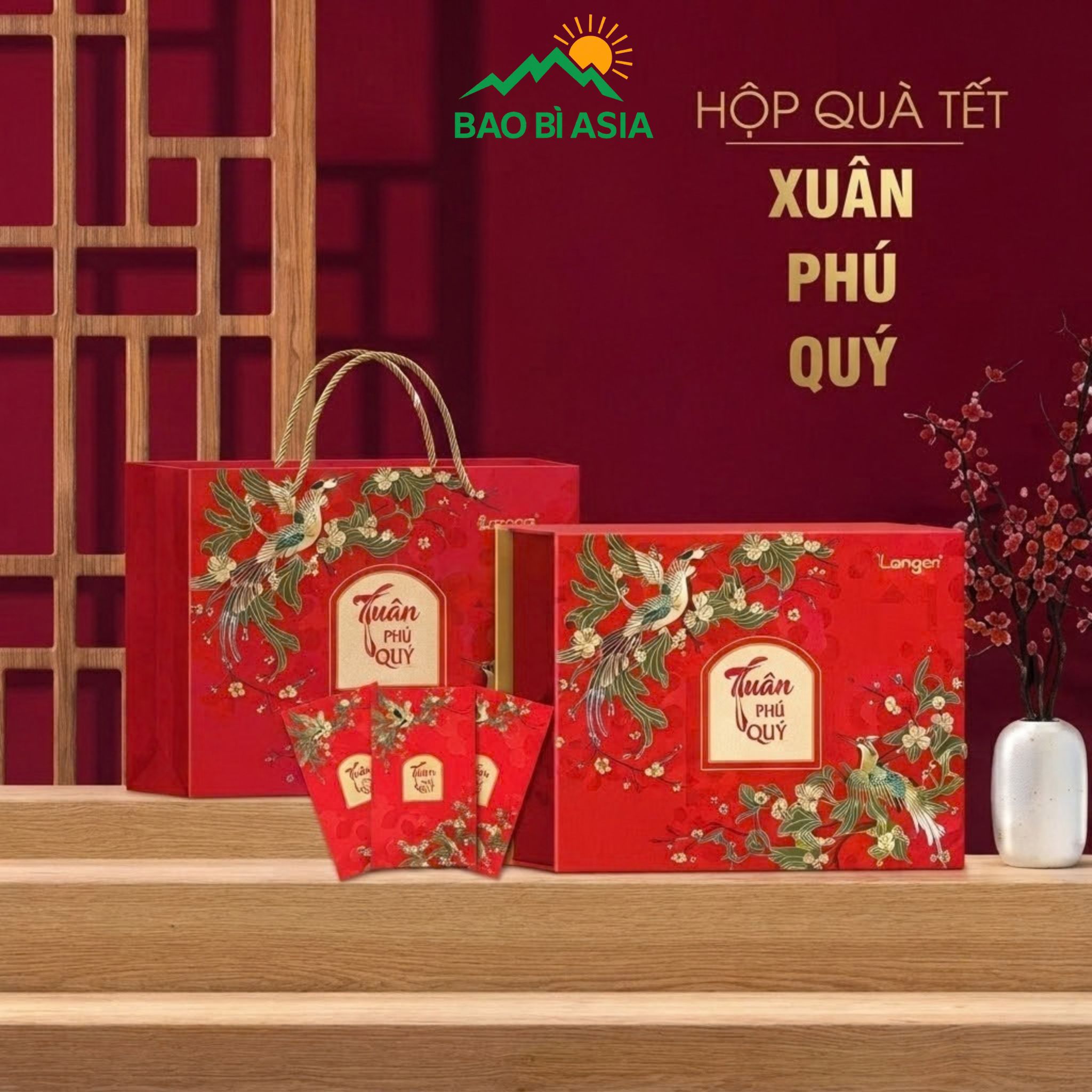 Hộp quà Tết Xuân Phú Quý