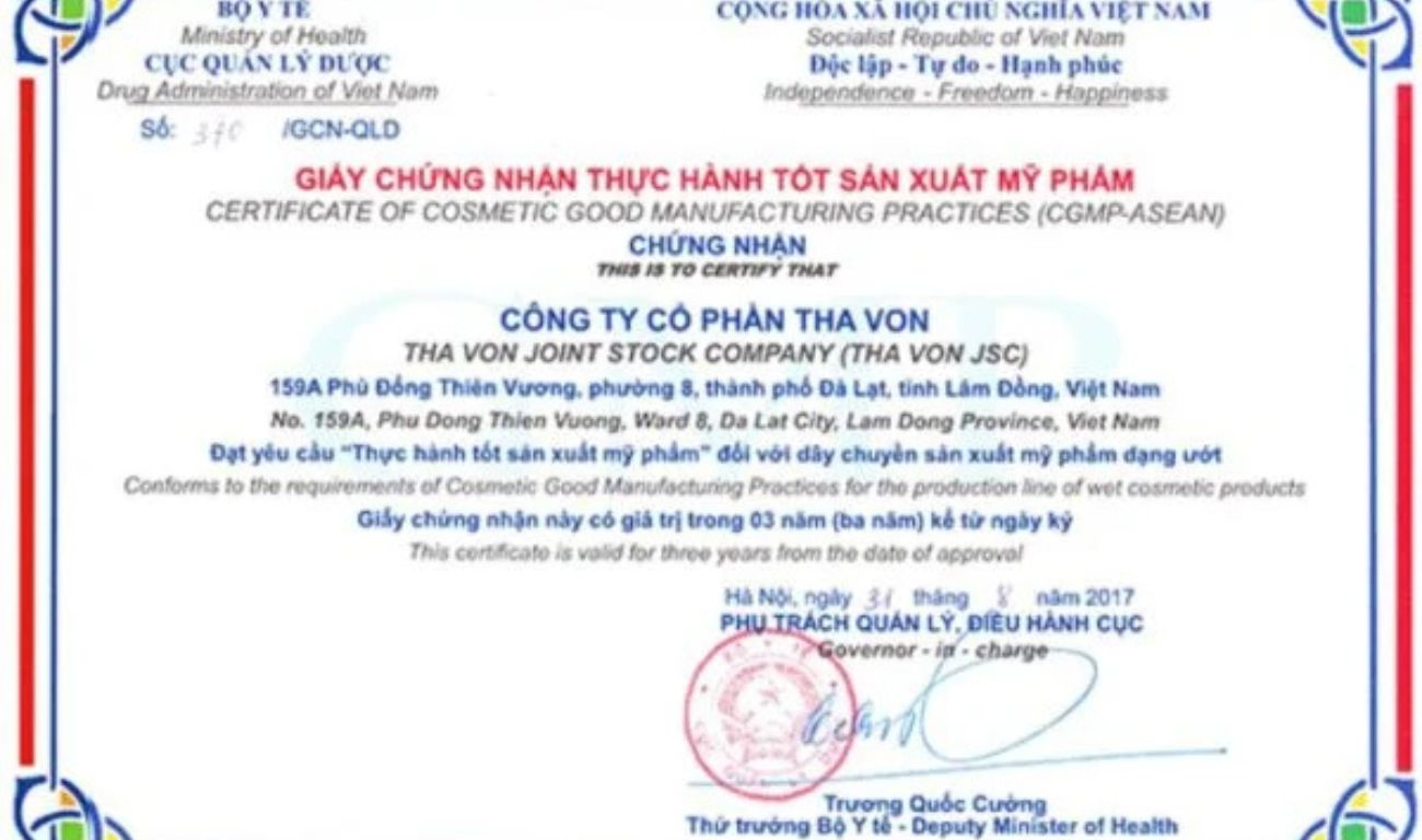Mẫu GMP 2