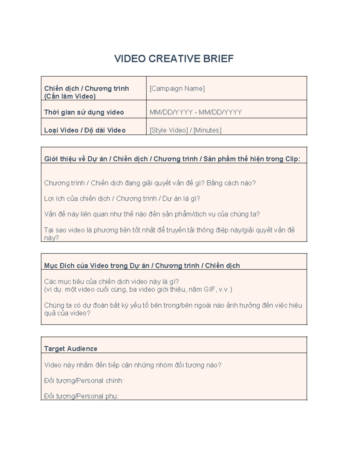 Mẫu brief 3